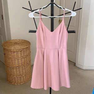 pink semi formal dress